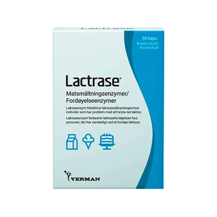Biosym Lactrase (30 kapsler)