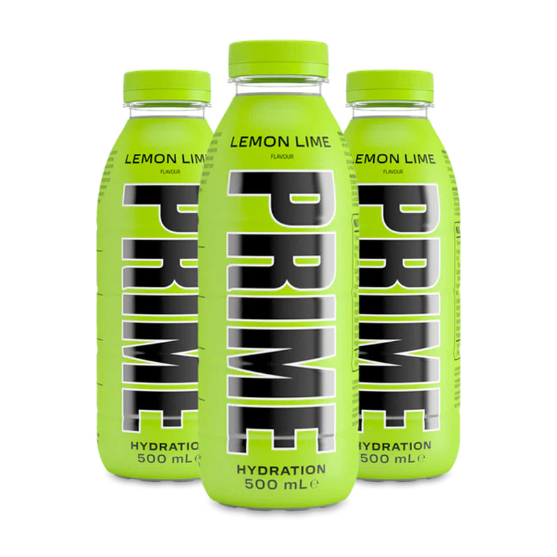 Prime Hydration Drink - Lemon Lime (12x 500ml) - OBS! BEDST FØR 30/6-24