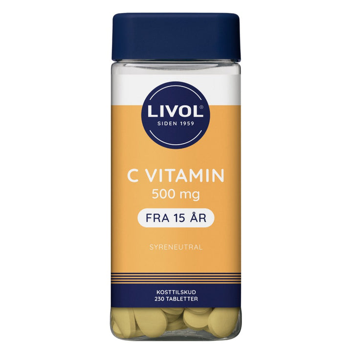 Livol C-vitamin 500 mg 230 stk