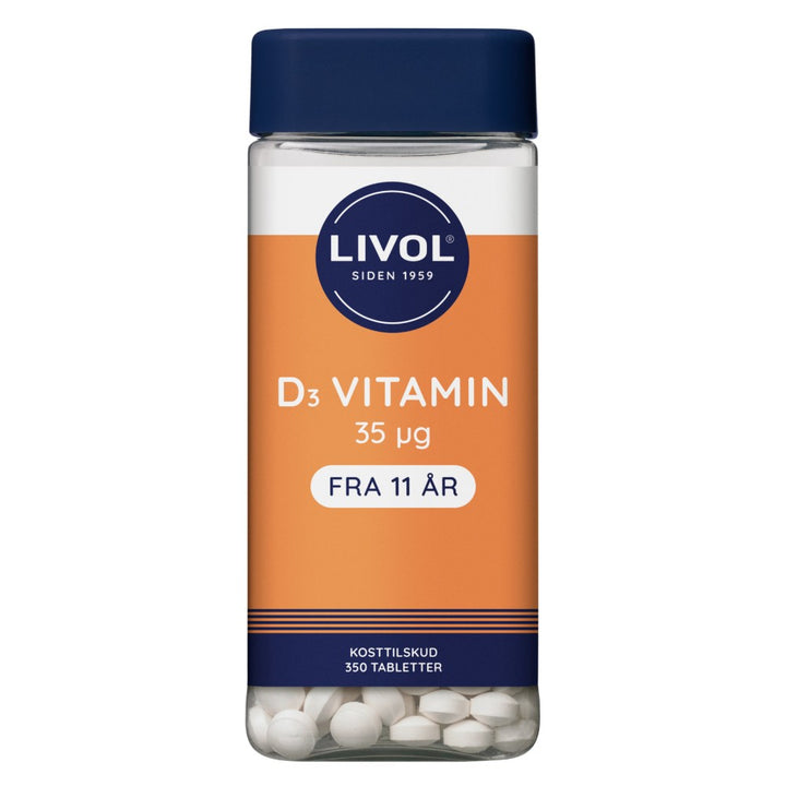 Livol D-vitamin 35 µg 350 stk
