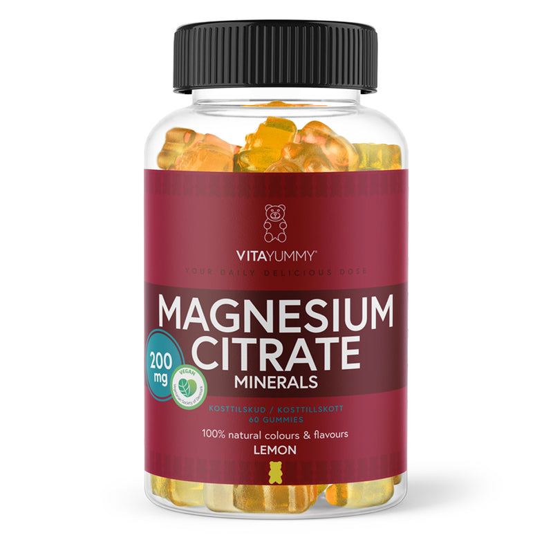 VitaYummy Magnesium Citrate (60 stk) - Lemon