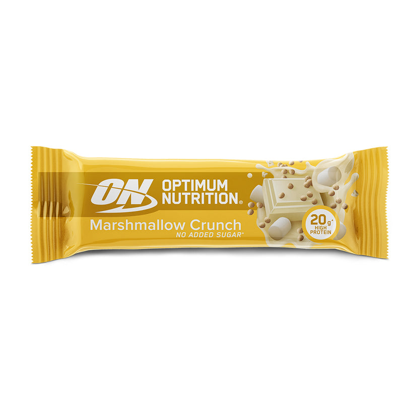 Optimum Nutrition Protein Bar - Marshmallow Crunch (65g) - OBS! BEDST FØR 31/3-25