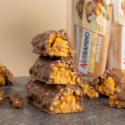 Nutramino Protein Bar - Crispy Vanilla & Caramel (12x55g)