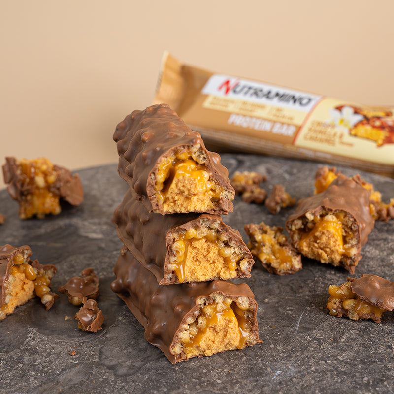 Nutramino Protein Bar - Crispy Vanilla & Caramel (12x55g)