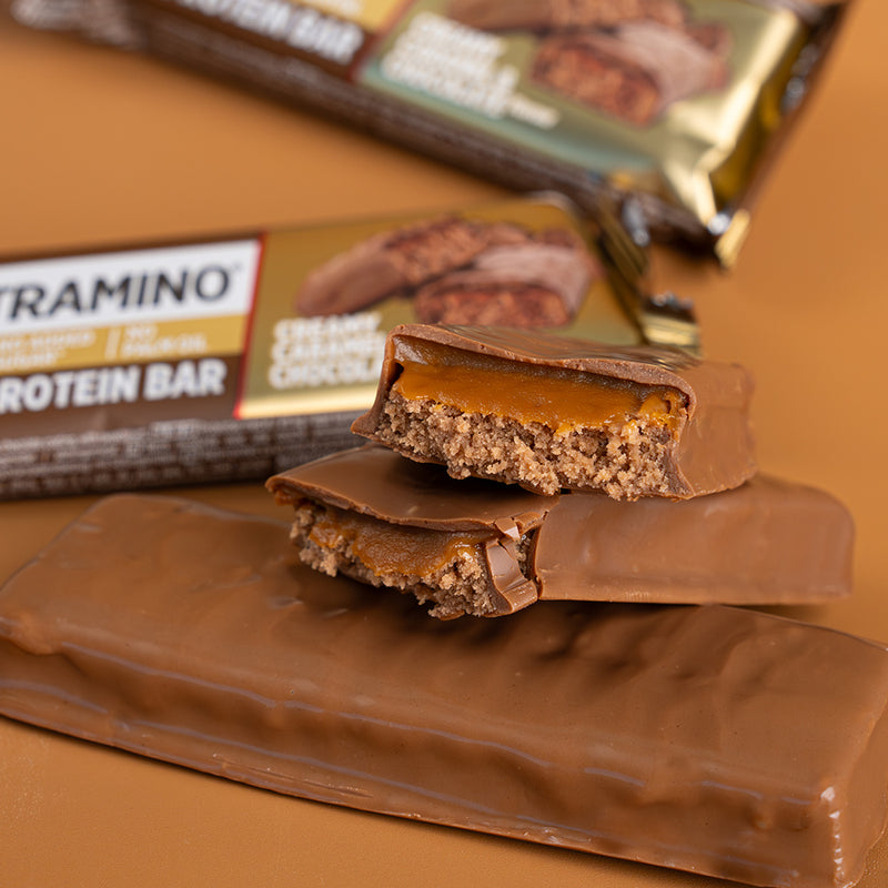 Nutramino Protein Bar - Creamy Caramel & Chocolate (12x55g)