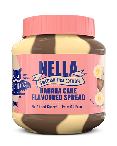 HealthyCo Nella Banana Cake - kakao- og banankagepålæg uden tilsat sukker, 200 g