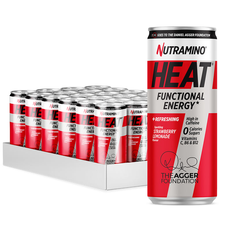 Nutramino HEAT (24x 330ml) - Strawberry Lemonade Daniel Agger Edition