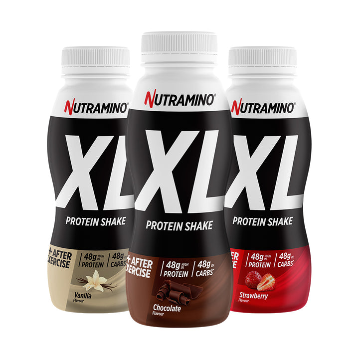 Nutramino XL Protein Shake - Bland Selv (3x 475ml)