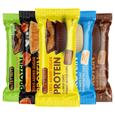 Nutry Nuts Peanut Butter Cups - Bland Selv (12x 42g)