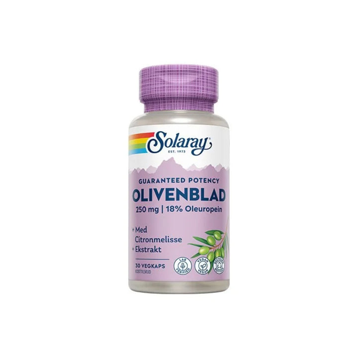 Solaray Olivenblad (30 kap)
