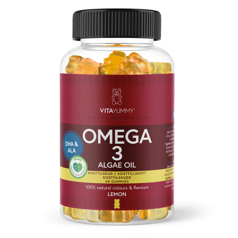 VitaYummy Omega 3 - Lemon (60 stk)
