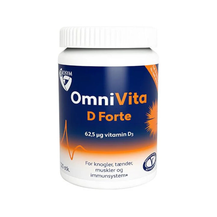 Biosym OmniVita D Forte (120 kapsler)