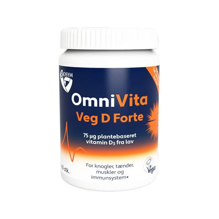 Biosym OmniVita Veg D Forte (60 kapsler)