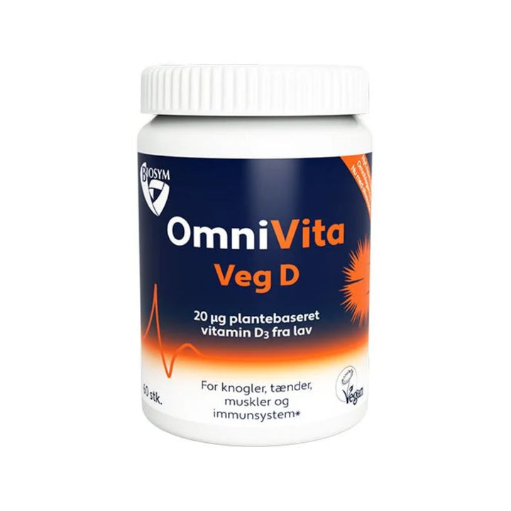 Biosym OmniVita Veg D (60 kapsler)
