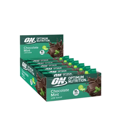 Optimum Nutrition Plant Protein Bar - Chocolate Mint (10x 60g)