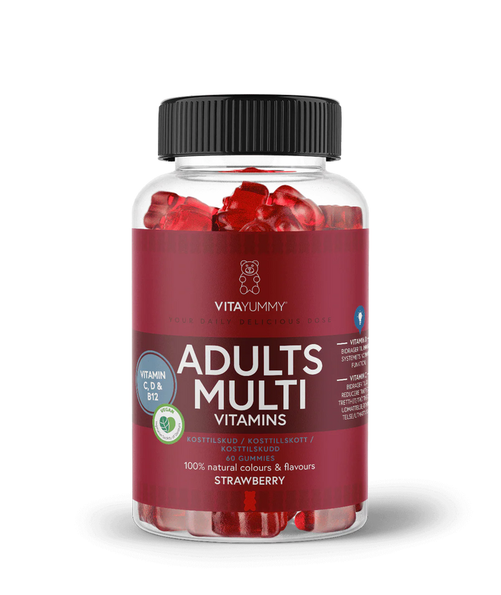 VitaYummy Adults Multivitamin - Strawberry (60 stk)