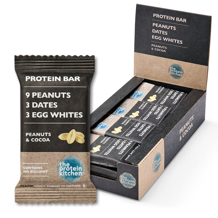 The Protein Kitchen Bar - Peanuts & Cocoa (12x50g)