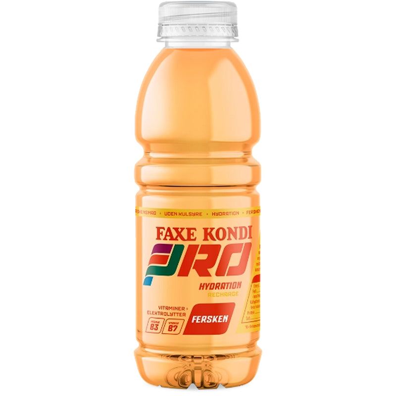 Faxe Kondi Pro Hydration - Fersken (12x 500 ml)