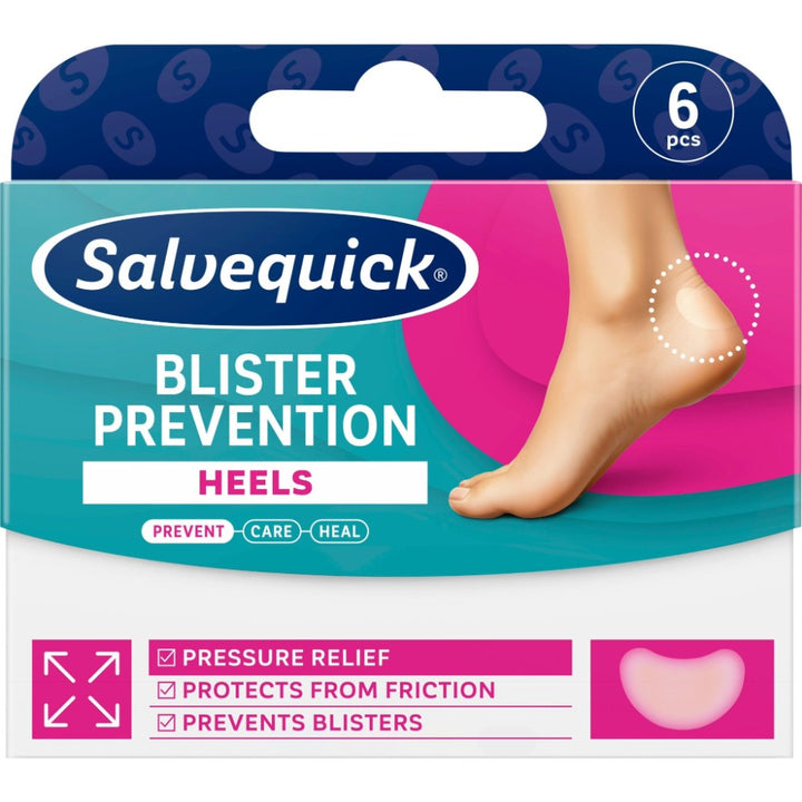 Salvequick Blister Prevent Heels 6 stk