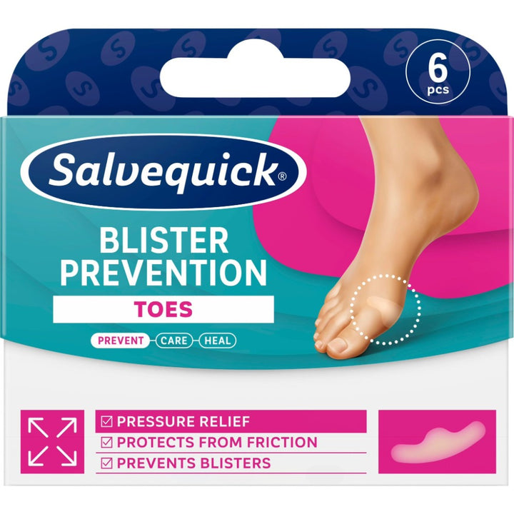 Salvequick Blister Prevent Toe 6 stk
