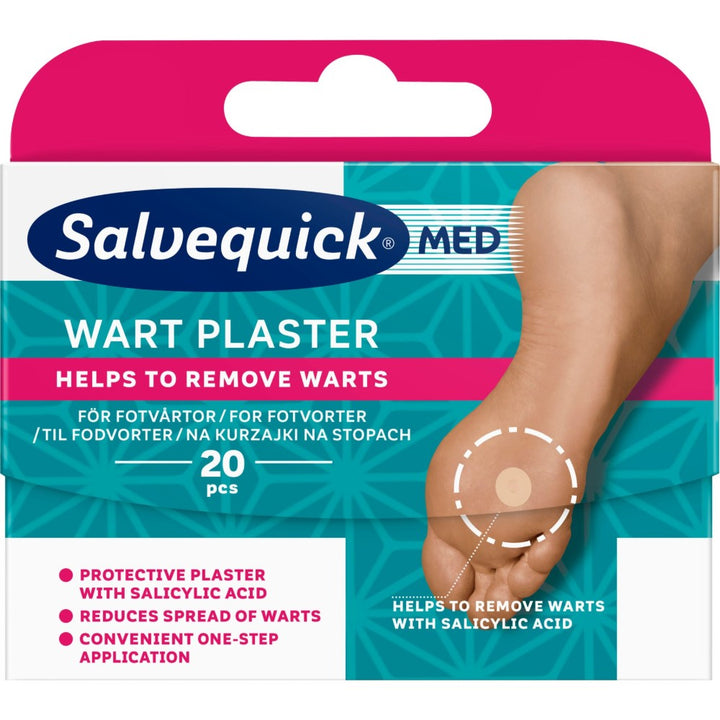 Salvequick MED Wart Plaster 20 stk