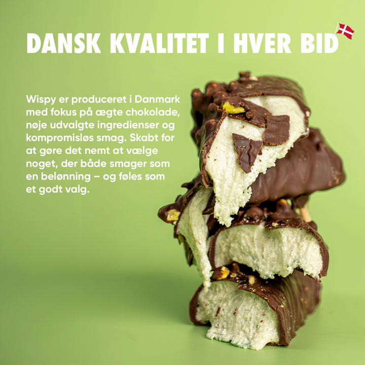Wispy Protein Bar - Dark Choco Pistachio (10x 55g)