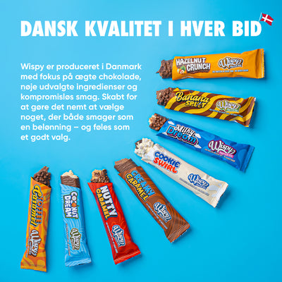 Wispy Protein Bar - Bland Selv (10x 55g)