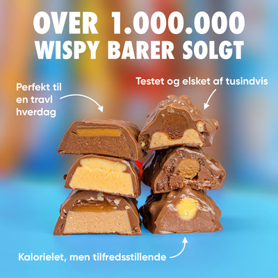 Wispy Protein Bar - Bland Selv (10x 55g)