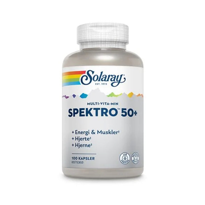 Solaray Spektro 50+ Multi-Vita-Min (100 kap)