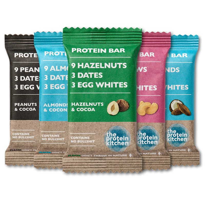 The Protein Kitchen Bar - Bland Selv (12x 55g)