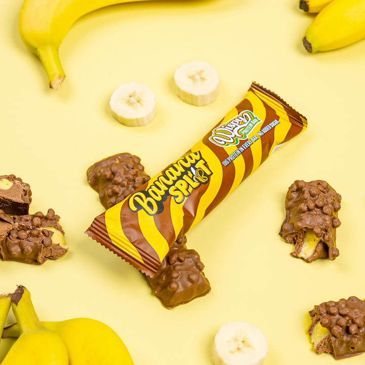 Wispy Protein Bar - Banana Split (55g) - OBS! BEDST FØR 13/8-26