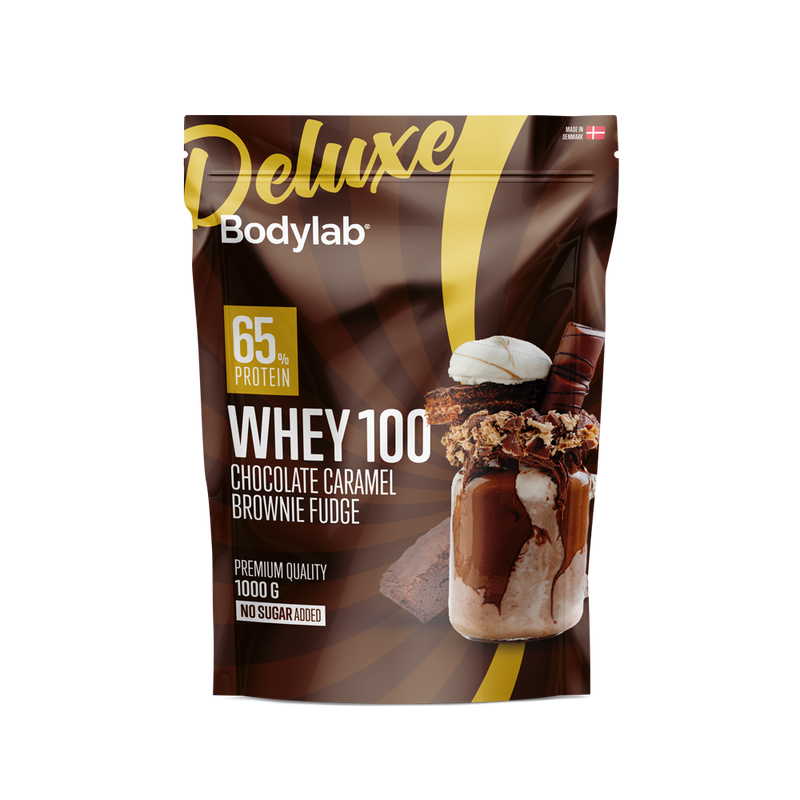 Bodylab Whey 100 Deluxe (1 kg) - Chocolate Caramel Brownie Fudge