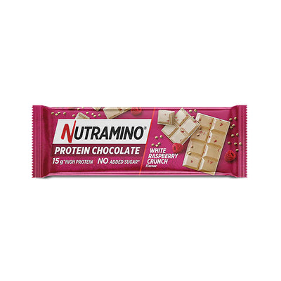 Nutramino Protein Chocolate Bar - White Raspberry Crunch (50g)