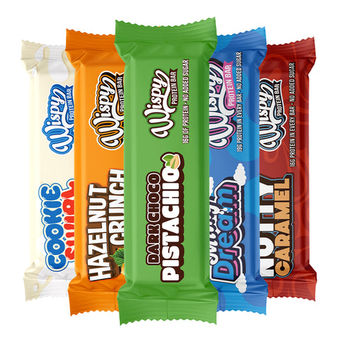 Wispy Protein Bar - Bland Selv (10x 55g)