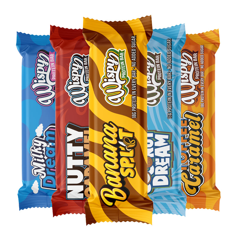 Wispy Protein Bar - Bland Selv (10x 55g)