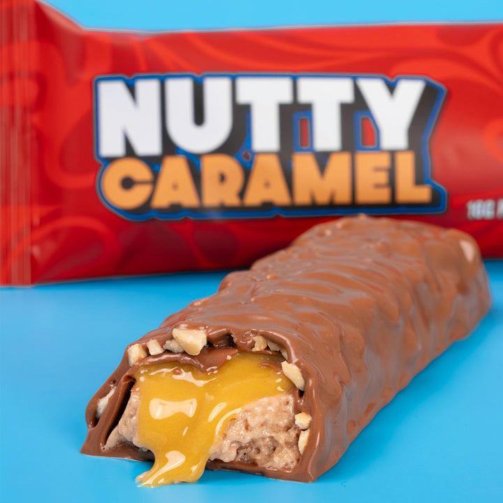 Wispy Protein Bar - Nutty Caramel (10x 55g) - OBS! BEDST FØR 18/6-26
