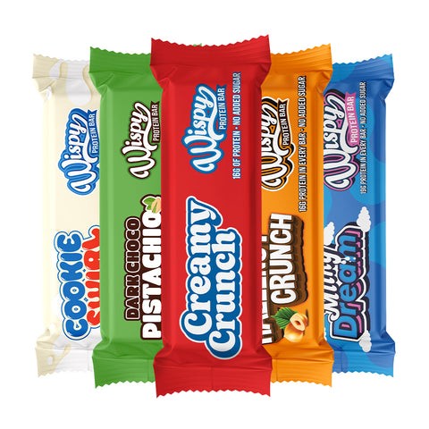 Wispy Protein Bar - Bland Selv (10x 55g)