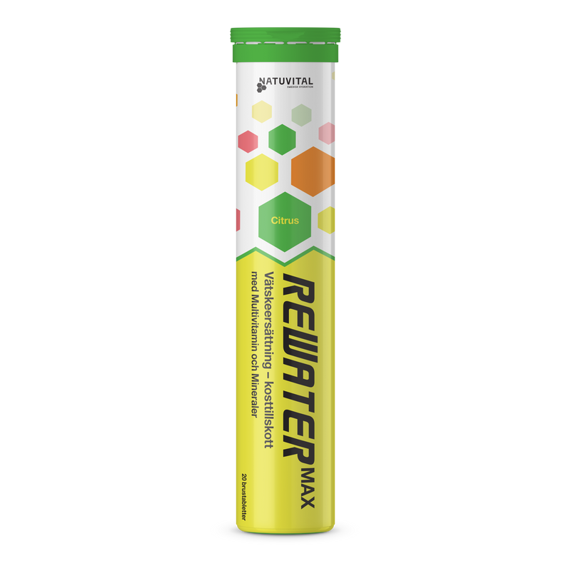 Natuvital ReWater Max - Citrus (20 stk)