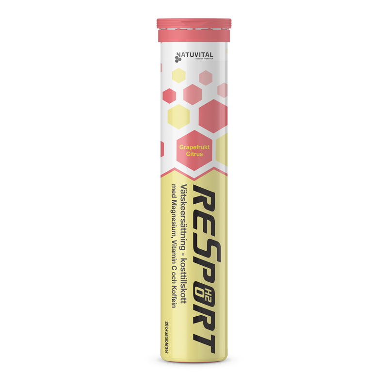 Natuvital ReSport - Grapefruit/Citrus (20 stk)