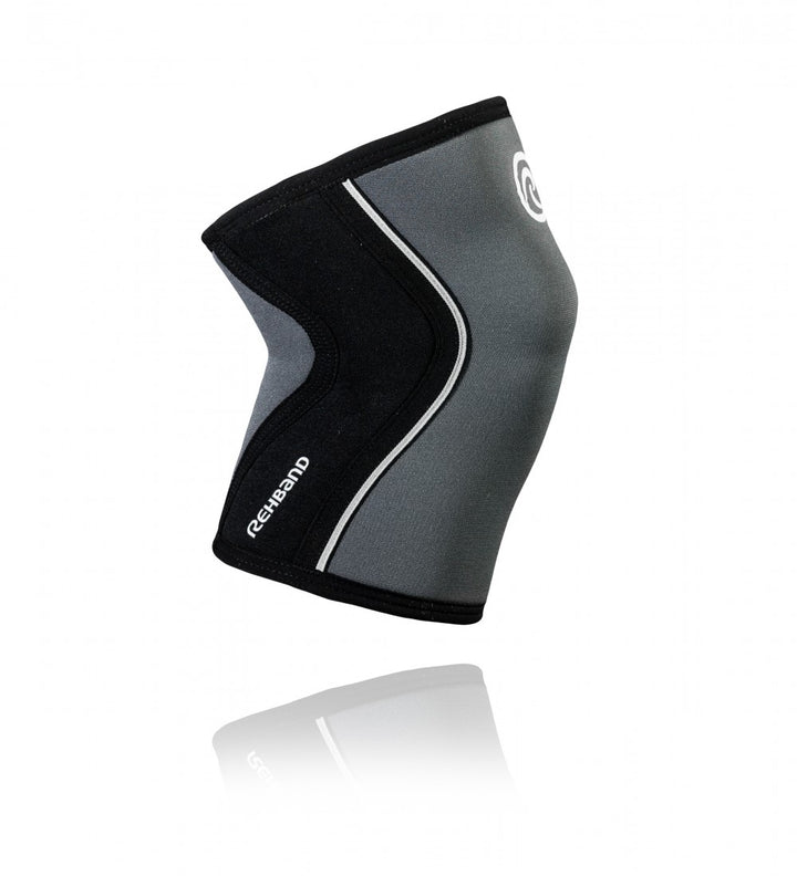 RX Knee Sleeve 7mm - Black/Steel Grey