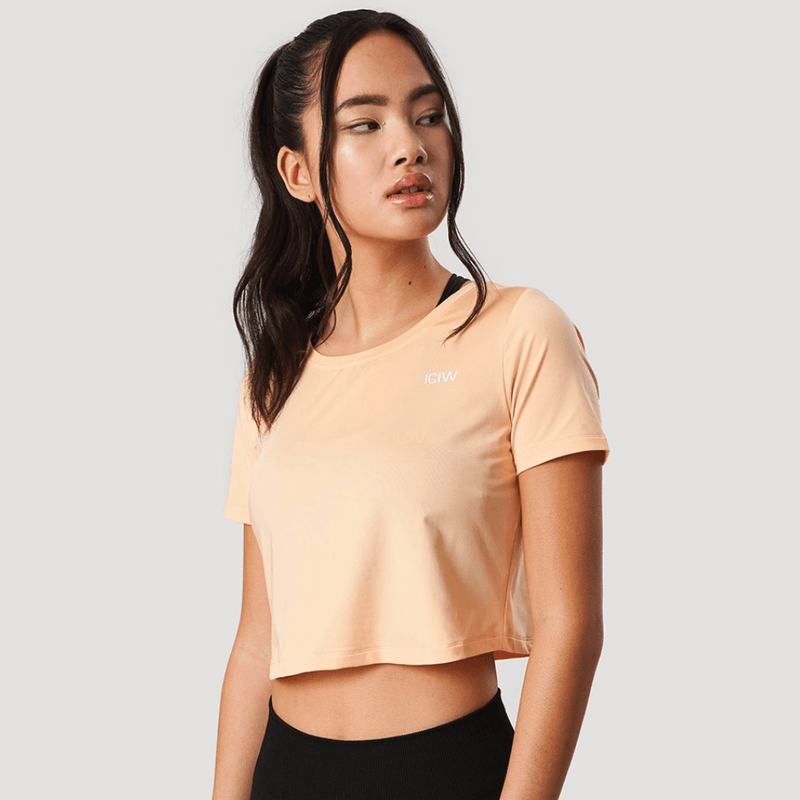ICANIWILL Training Crop Top Cantaloupe - MuscleHouse
