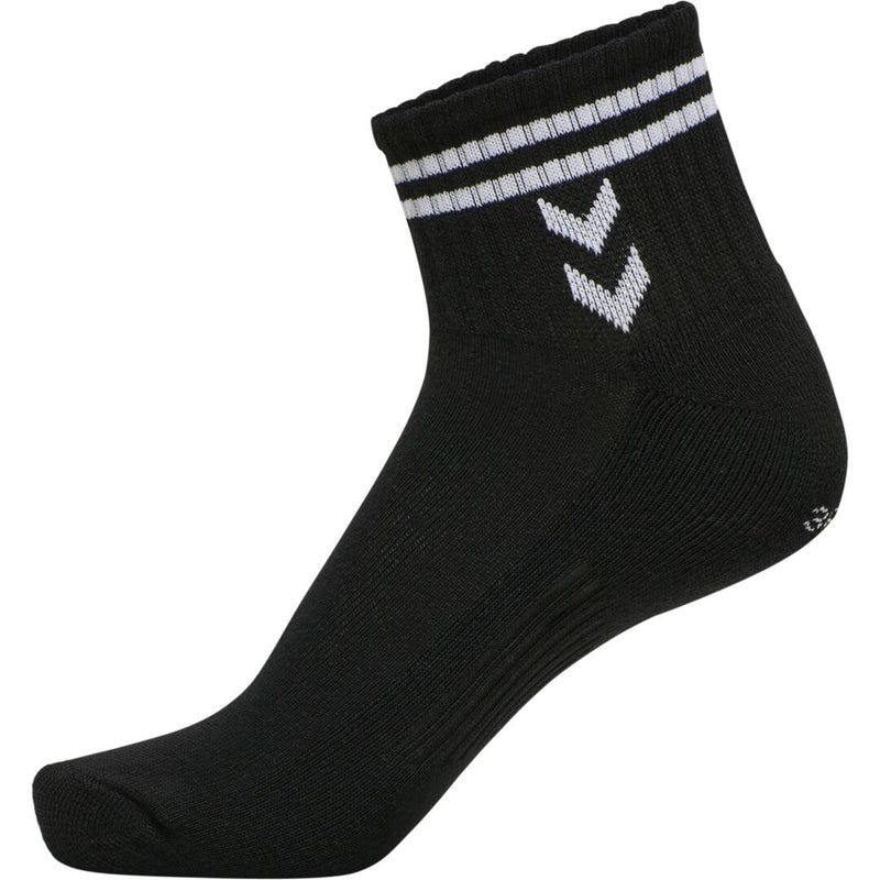 Hummel STRIPE 4-pack Mid Cut Socks Mix – White/Black