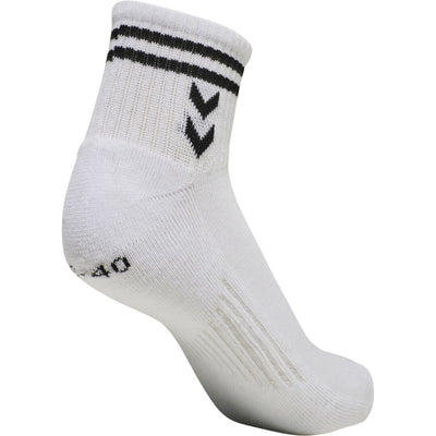 Hummel STRIPE 4-pack Mid Cut Socks Mix – White/Black