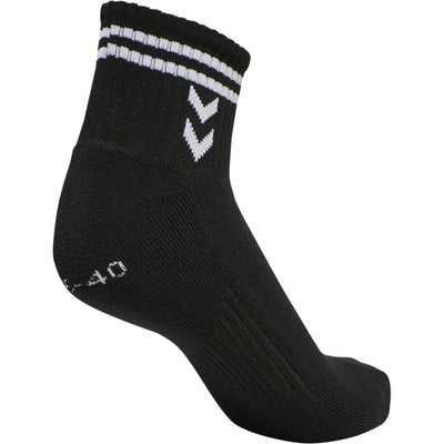 Hummel STRIPE 4-pack Mid Cut Socks Mix – White/Black