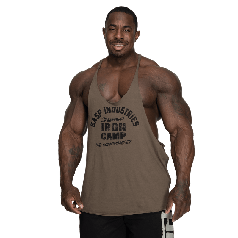 GASP stringer Washed Green/Black