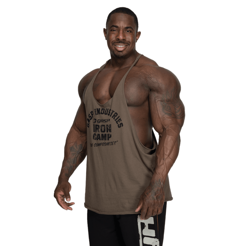 GASP stringer Washed Green/Black