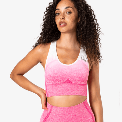 ICIW Ombre Seamless Sports Bra Perfection Pink - MuscleHouse.dk
