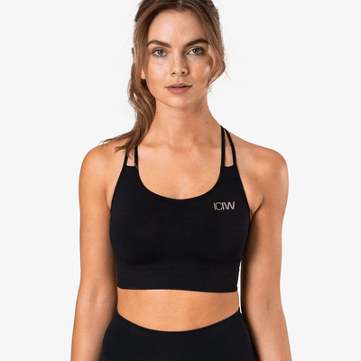 ICIW Define Seamless Sports Bra Black - MuscleHouse.dk