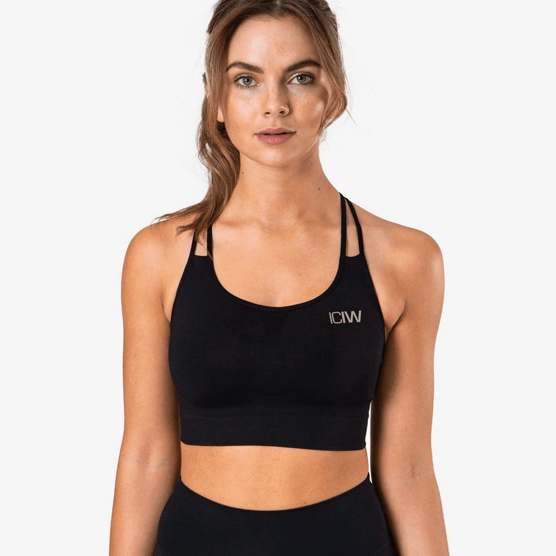ICIW Define Seamless Sports Bra Black - MuscleHouse.dk