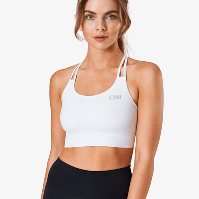 ICIW Define Seamless Sports Bra White - MuscleHouse.dk